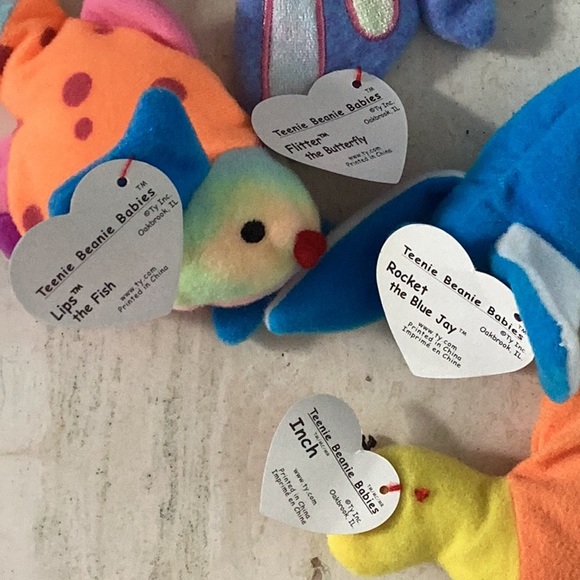 Ty Teenie Beanie Babies 1993 Vintage 90s Toys Animals Lot Of 11 McDonald’s Toy - Picture 10 of 11